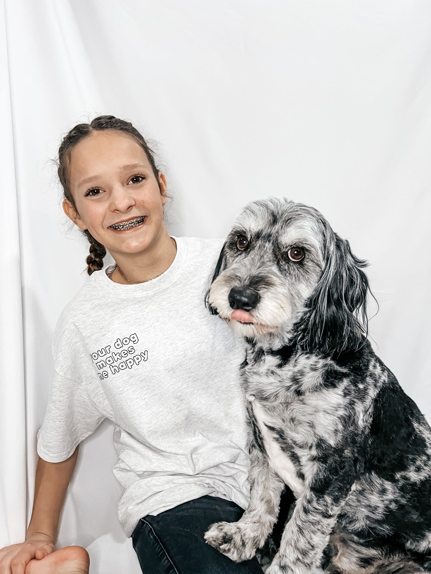 "Your Dog Makes Me Happy" Tee Shirt